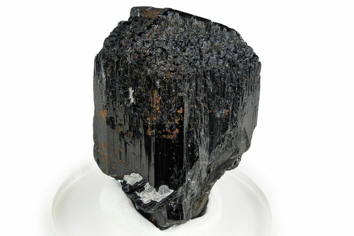Lustrous Black Tourmaline (Schorl) Crystal - Namibia #373629